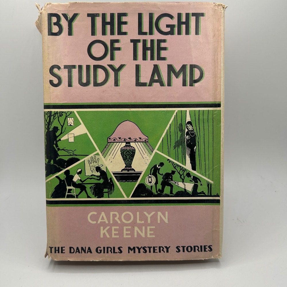 Grosset & Dunlap By the Light of the Study Lamp Dana Girls 1934 Book 1 Fair DJ